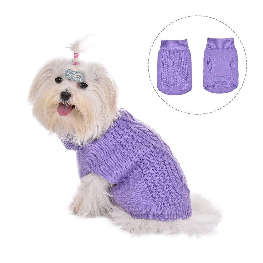Pet свитер теплый джемпер собака кошка твист полосатый пальто осень зима щенок одежда милый