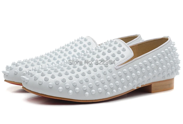 White dress shoes with spikes Clearance