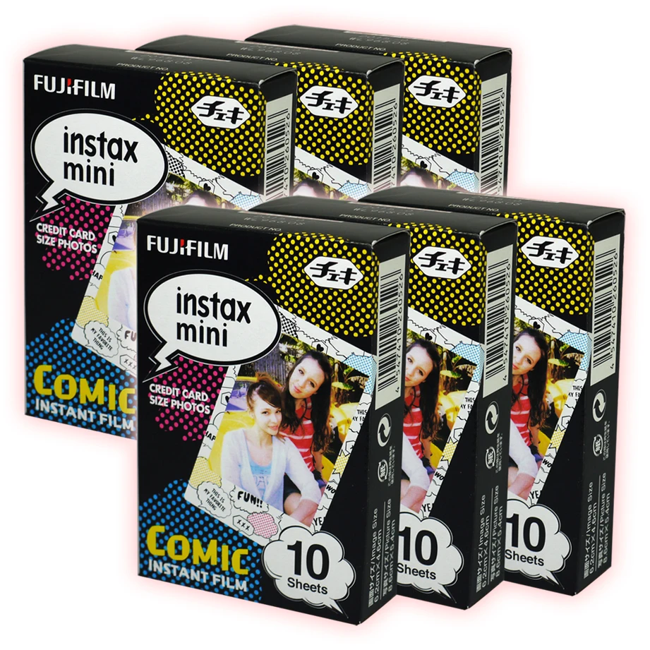 Fujifilm Instax Mini Comic Instant 60 пленка для Fuji Mini 7 s 8 25 50 s 70 90& Share SP-1, 2