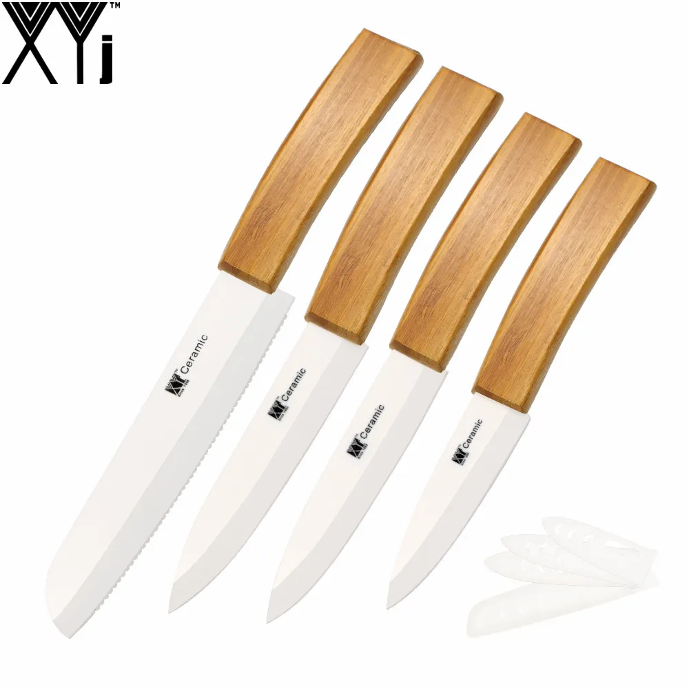XYj Ceramic Knife Cook Set Kitchen Knives 3" 4" 5" 6" Fruit Utility