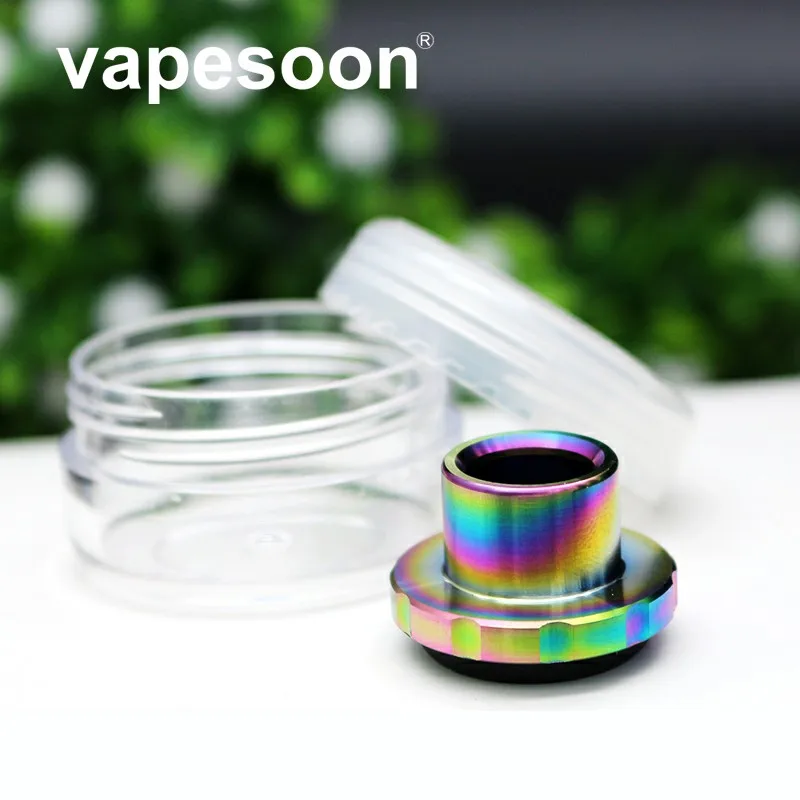 VapeSoon SS Радуга капельного наконечника для Cleito 120 танк распылитель 30 шт./лот - Цвет: Rainbow