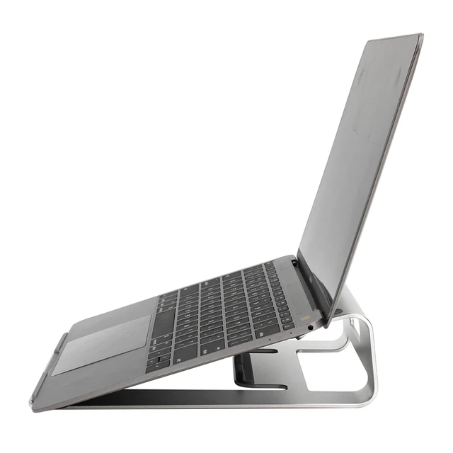 Portable Metal Laptop Cooling Pad Cooler Stand Aluminum Portable Metal Laptop Cooling Pad Cooler Stand Aluminum Holder Dock Desk For Macbook