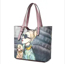 Die neue 2016 charakter gedruckt graffiti tasche han-ausgabe von modische frauen umhängetasche handtasche