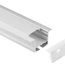 2 м/шт. tp качественный алюминиевый канал с крышкой и концевыми колпачками и зажимами