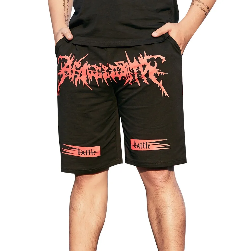 Мужские летние шорты с принтом Гавайи, мужские свободные повседневные пляжные шорты на завязках, повседневные Хип-хоп шорты «Аниме», одежда