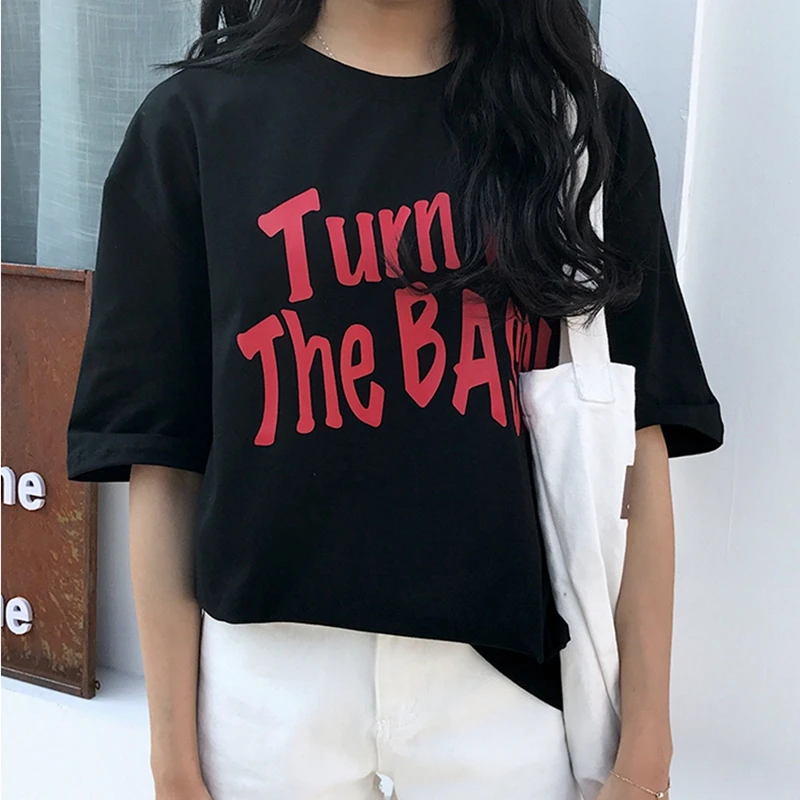 

High Quality 2 Color Plain T Shirt Women Cotton Non Elastic Basic T-shirts Female Casual Tops Short Sleeve Fashion T-shirt Women