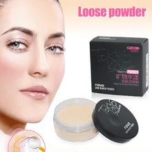 Минеральная рассыпчатая пудра контроль масла для осветления кожи матовый макияж порошок с блестками QS888