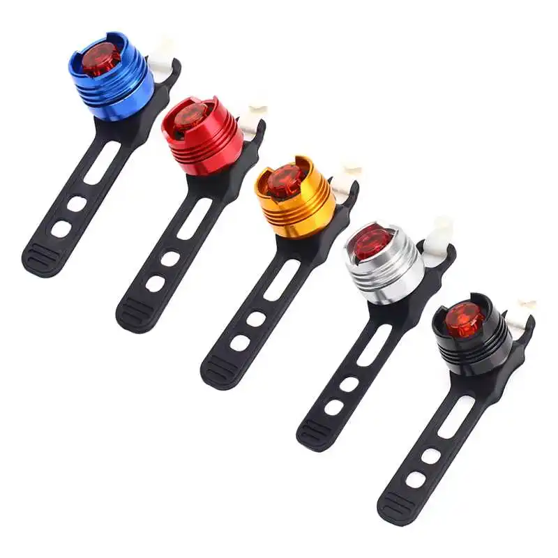 Best WasaFire LED Waterproof Bike Bicycle Cycling Front Rear Tail Helmet Red Flash Lights Safety Warning Lamp Cycling Safety Light 1