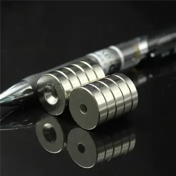 

20pcs 18 x 5 mm Hole: 5.2mm super Strong Round Neodymium Countersunk Ring Magnets Rare Earth N50 Free Shipping