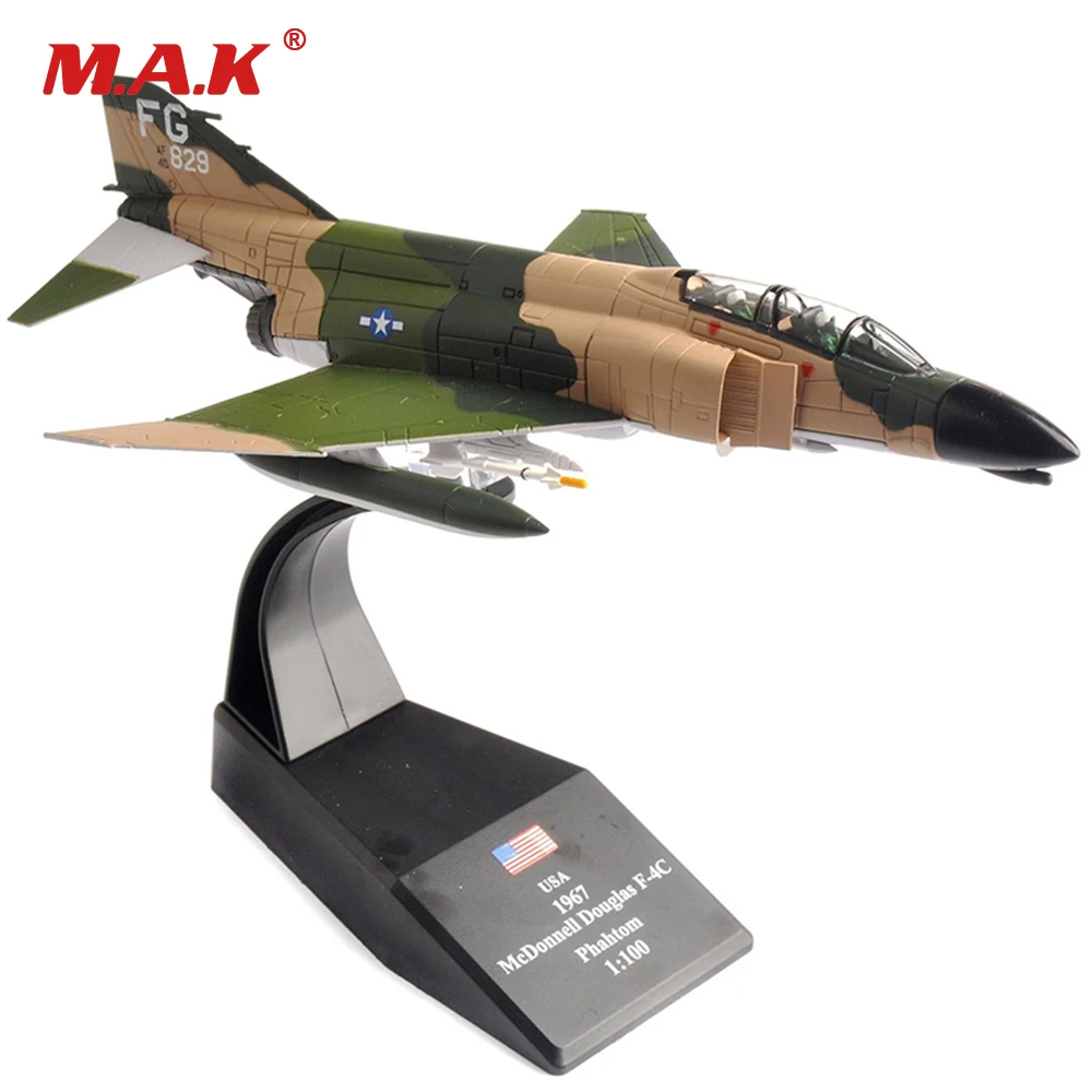 1/00 Scale Plane Model Toys for Kid 1967 USA Air Force F 4C Phantom II