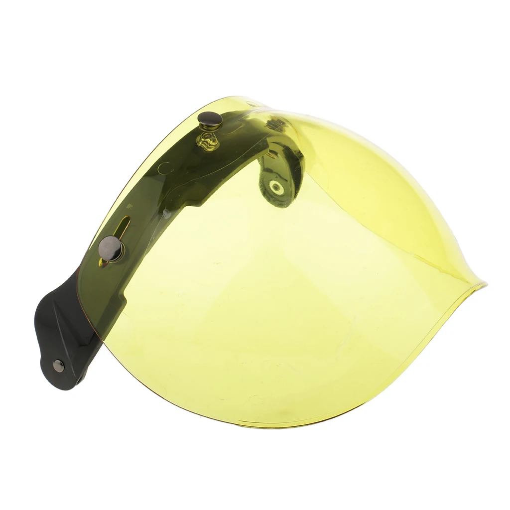 Universal Flip up Lens Bubble Visor Full Face Shield Mask Wind Protector 4 Colors For Retro Motorcycle Helmet Moto Capacete  