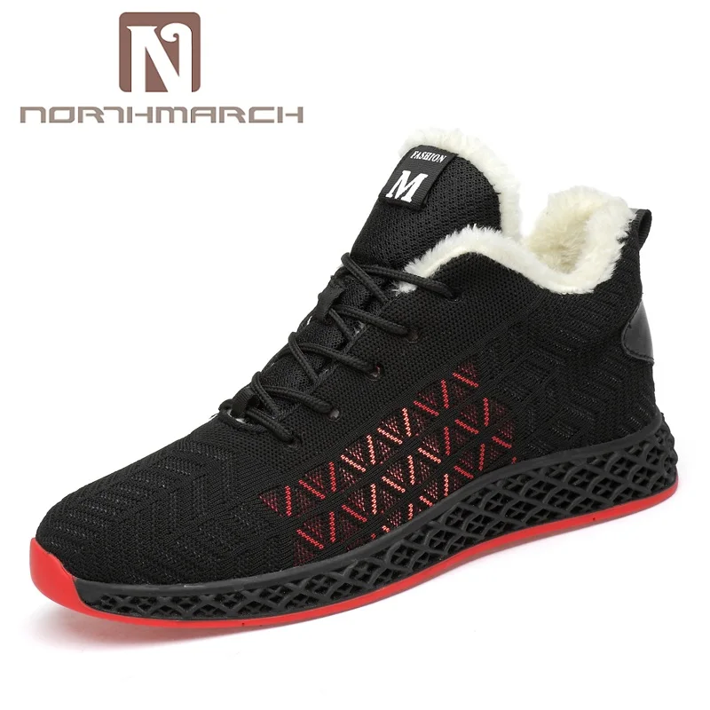 

NORTHMARCH Fashion Shoes Men Winter Warm Lace-Up Comfortable Casual Shoes Men Winter Men'S Sneakers Man Snow Boots Herren Schuhe