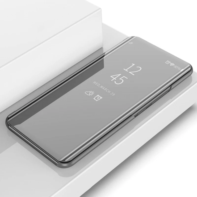 Чехол для samsung Galaxy A70, роскошный флип-чехол с подставкой, зеркальный чехол для телефона, для samsung Galaxy A70 A 70 A705 A705F, задняя крышка
