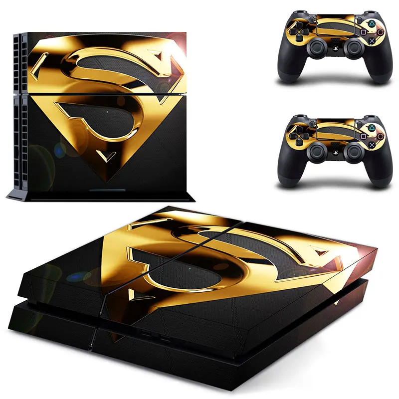 

PS 4 Play Station 4 ps4 controller skin sticker Pegatinas Vinilo ps4 Adesivo vinyl stickers Adesivos wrap set for Sony Superman