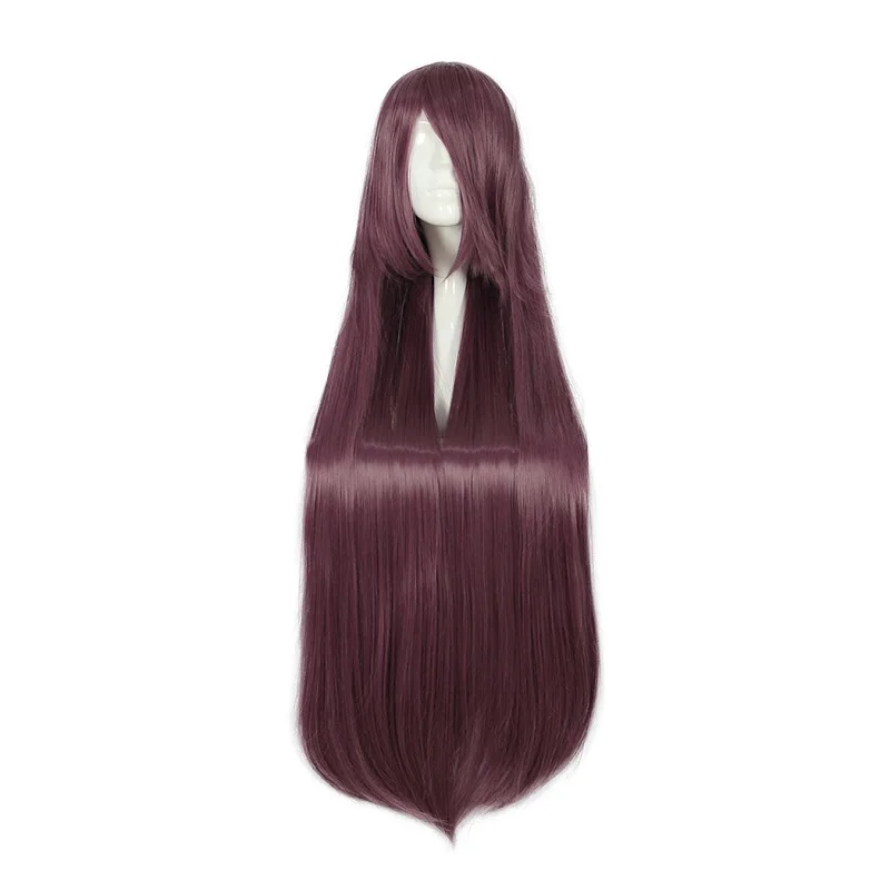 MCOSER 100 см Синтетические длинные прямые волосы 16 цветов супер Косплей вечерние высокотемпературные волокна парик парик-017 - Цвет: P1B/27