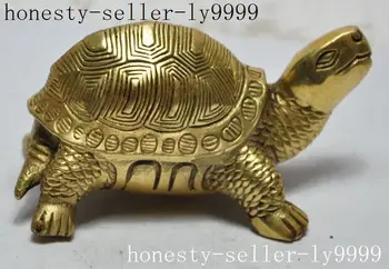 

christmas lucky chinese fengshui brass Longevity Turtle sea Tortoise auspicious statue