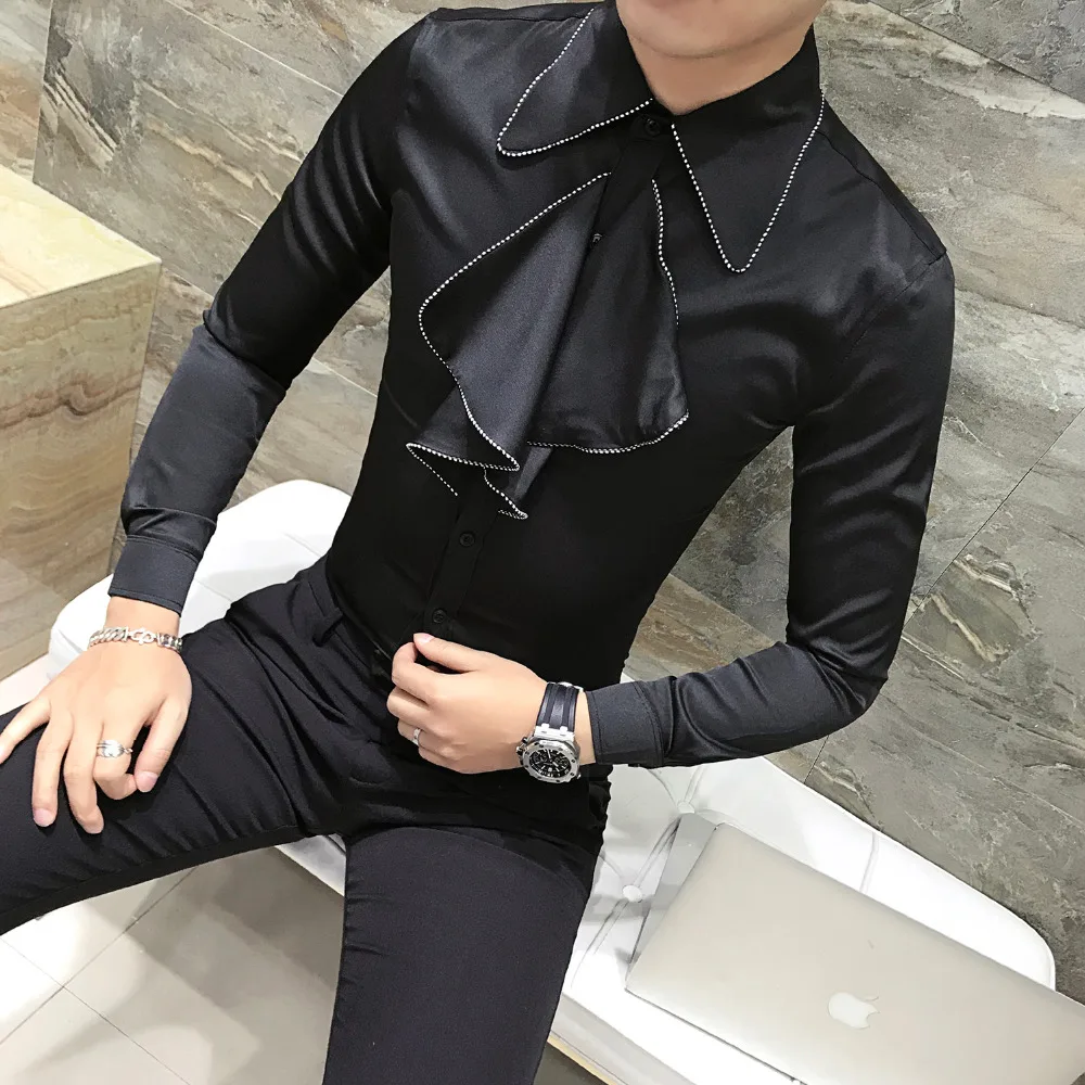 Мужская рубашка в британском стиле Slim Fit 2019 новая платье универсальная уличная