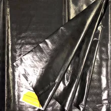 Atiku Базен Riche Ткань Высокое качество жаккард Гвинея Blakc парча Одежда Ткань 5 ярдов кусок Африканский стиль парча ткань