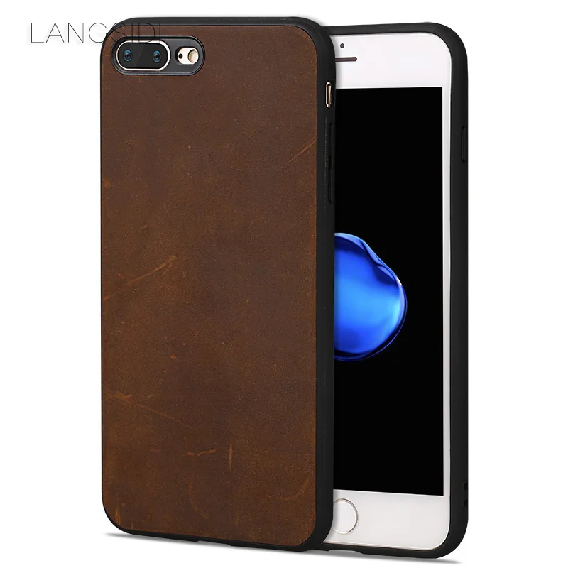 

LANGSIDI brand mobile phone case retro Crappie paste skin phone case for iphone X mobile phone set all handmade custom
