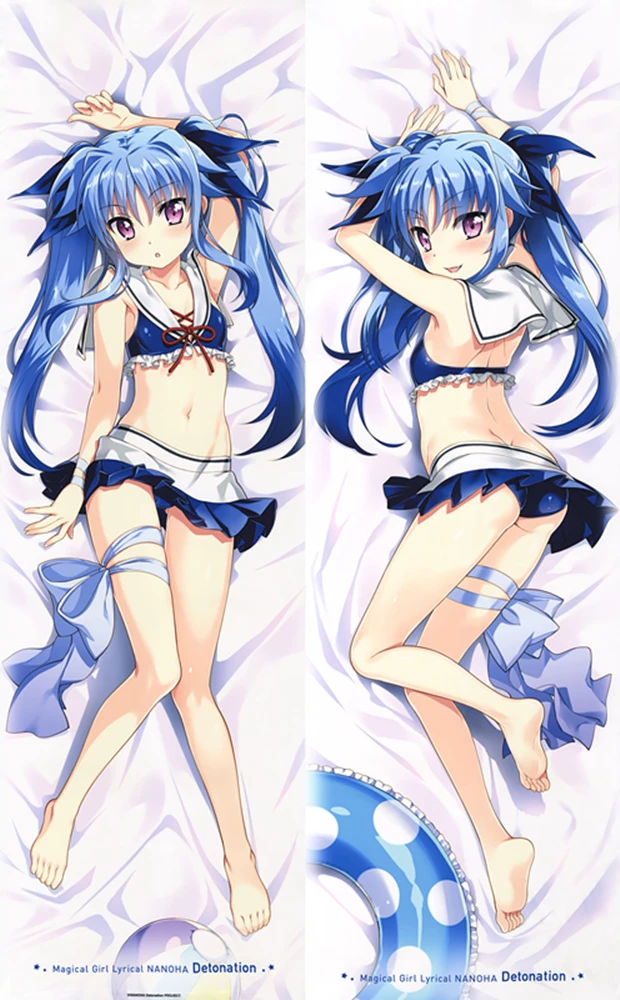 Mahou shoujo Лирический nanoha Аниме персонажи наволочка для подушки fate testarossa Волшебная