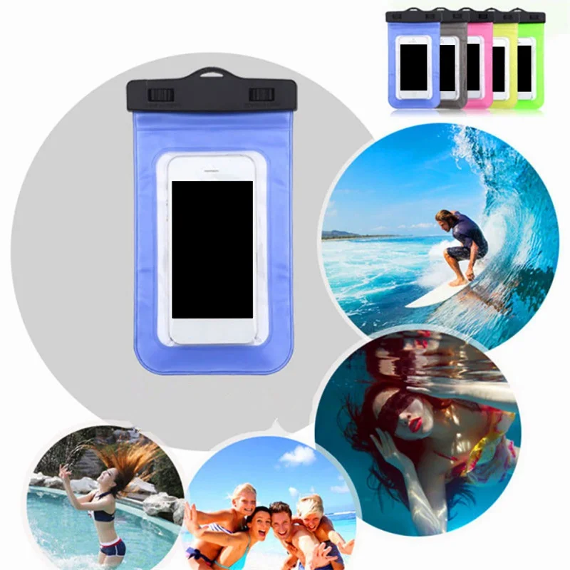 Открытый водонепроницаемый мульти-стиль мини плавательный мешок для смартфона сенсорный экран сумка телефон уход телефон сумка 9 цветов