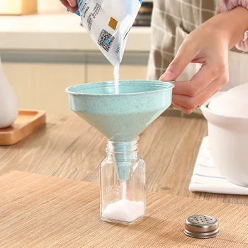 

Wheat Straw Funnel Household Large Caliber Wine Spoon Wine Hanging Wine Large Oil Funnel Wine Tasting A