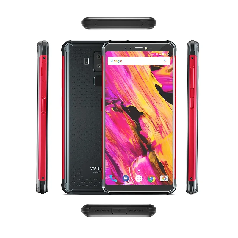 Vernee V2 Pro IP68 Водонепроницаемый мобильного телефона 5 99 дюйма 6G Оперативная память