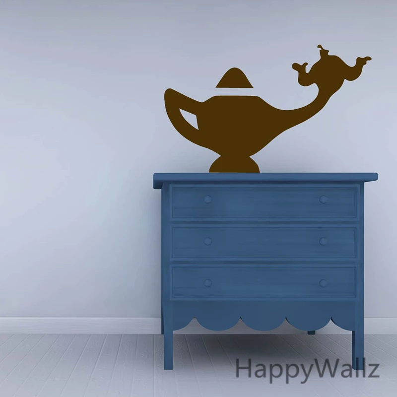 Magic Lamp Wall Sticker Lamp Wall Decal DIYRemovable Wall Decoration