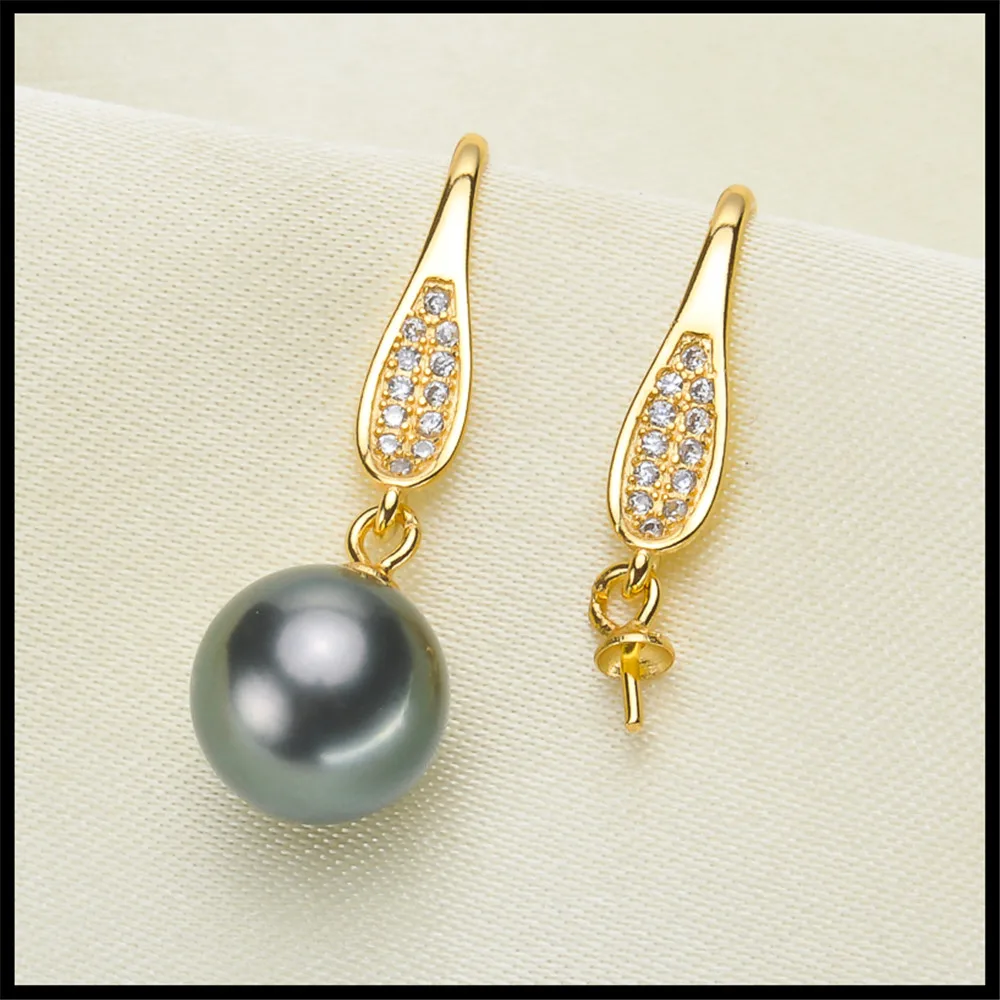 

Unique Design Hot Pearl Earrings Mountings, Drop Earrings Findings Settings Jewelry Parts Fittings Drop Earrings Accessories