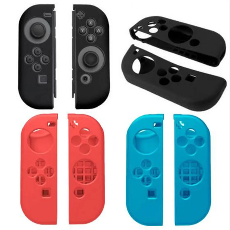 Мягкий защитный чехол JoyCon для геймпада+ накладки для джойстика, колпачки для джойстика, крышка для контроллера Mario NAND Switch NS Joy-Con