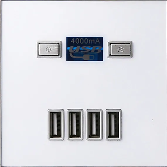Электрическая розетка с 4 USB портами 36 В 220 10 А ма|electrical outlet with usb|220v socket usb36v usb |