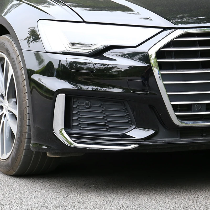 Для Audi A6 C8 S линии седан 2019 автомобилей укладка ABS Хром Внешний передние