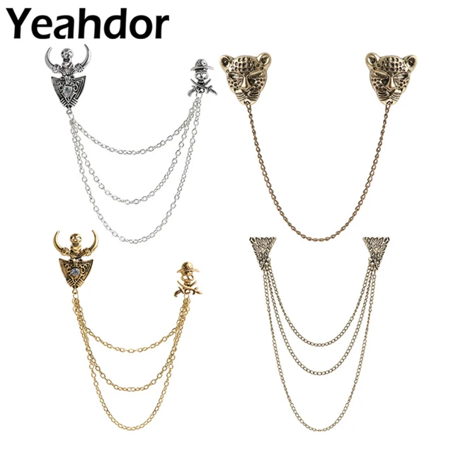 Neck shop brooch chain