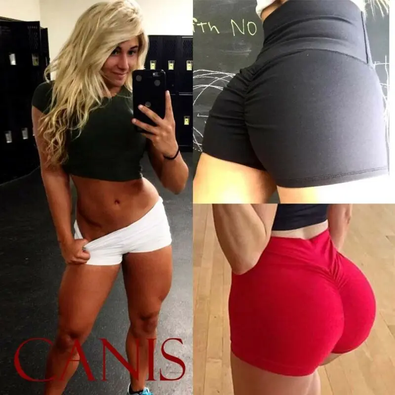 

Women High Waist Gym Running Safety Shorts Hip Shaper Tight Elasticity Shorts Hot Sale S-XL 5 Colors