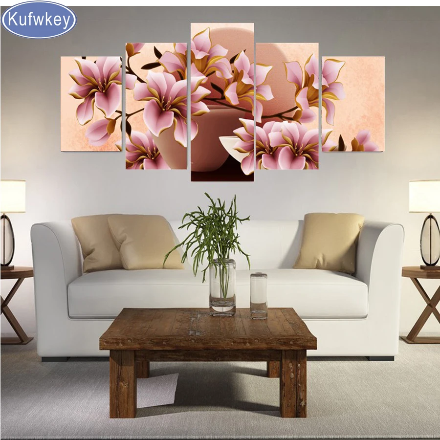 

5pcs,5D DIY Diamond Painting flower,Orchid,3d,Full Square Diamond Embroidery Cross Stitch,Mosaic,stickers,Christmas,wall decor