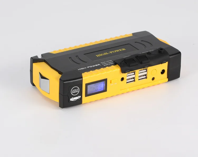 

New capacity Car Jump Starter with 4USB 2.0A Power Bank 12V Car Battery Booster Charger Compass and sos signal led light