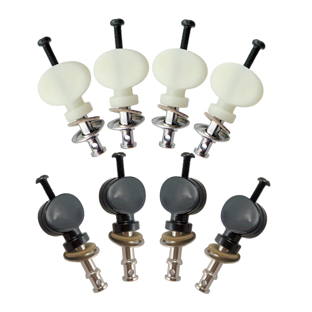 

4 PCS Friction Type Ukulele Strings Tuning Pegs Pin Machines Tuners for Ukulele 4 String Guitar