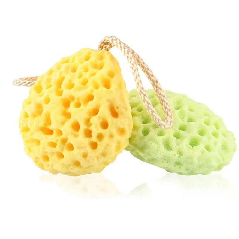 

Baby Kids Sponge Bath Ball Honeycomb Shape Shower Brushes Body Cleaning Supplies AN88