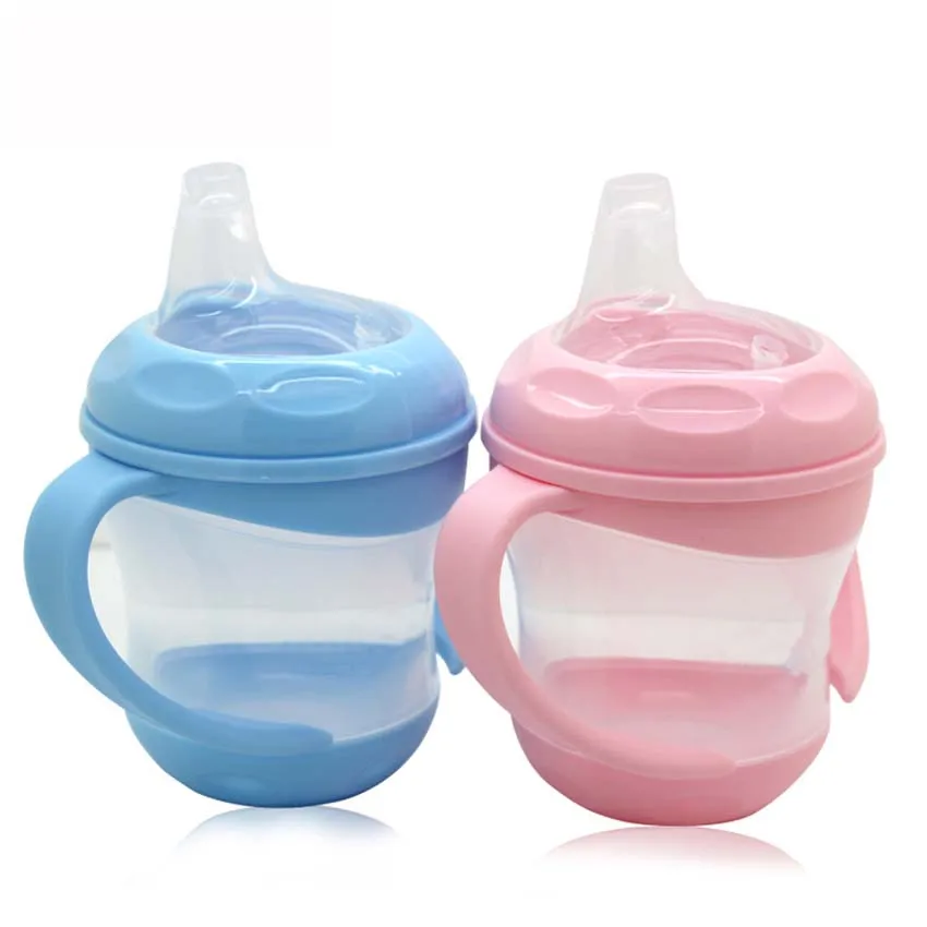 

160ml Delicate Baby Sippy Cup BPA Free PP Infant Learning Drinking Water Cup Soft Spout Kids Training Cups Solid Feedings