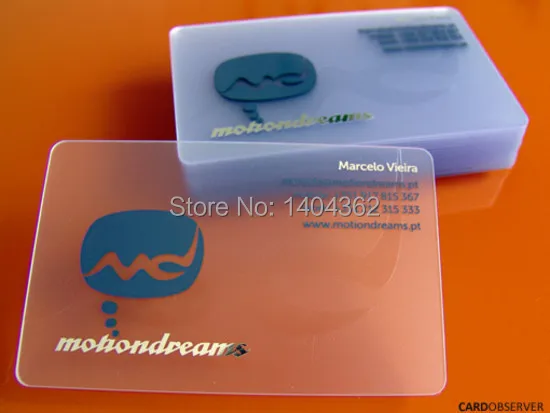 pvc plastic transparent business cards visit card fine frosted transparent business cards template