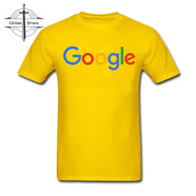 Google Casual tshirt Google Clothing Google Print T shirt O neck Short