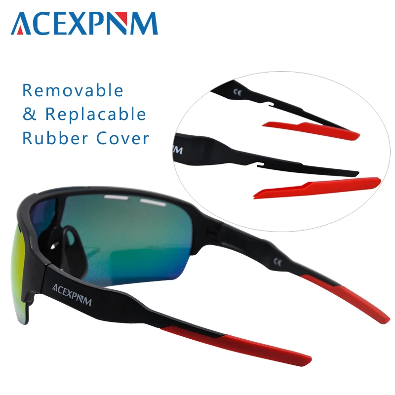 ACEXPNM Brand New Men Polarized Cycling Glasses Outdoor Sports Cycling Goggles TR90 Mountain Bike Cycling Sunglasses Eyewear