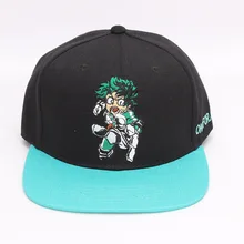 Мой герой Академии Midoriya Izuku Snapback шляпу Бейсбол Кепки s Boku без герой Академии взрослых Повседневное летнее солнце Шапки пара хип-хоп Кепки