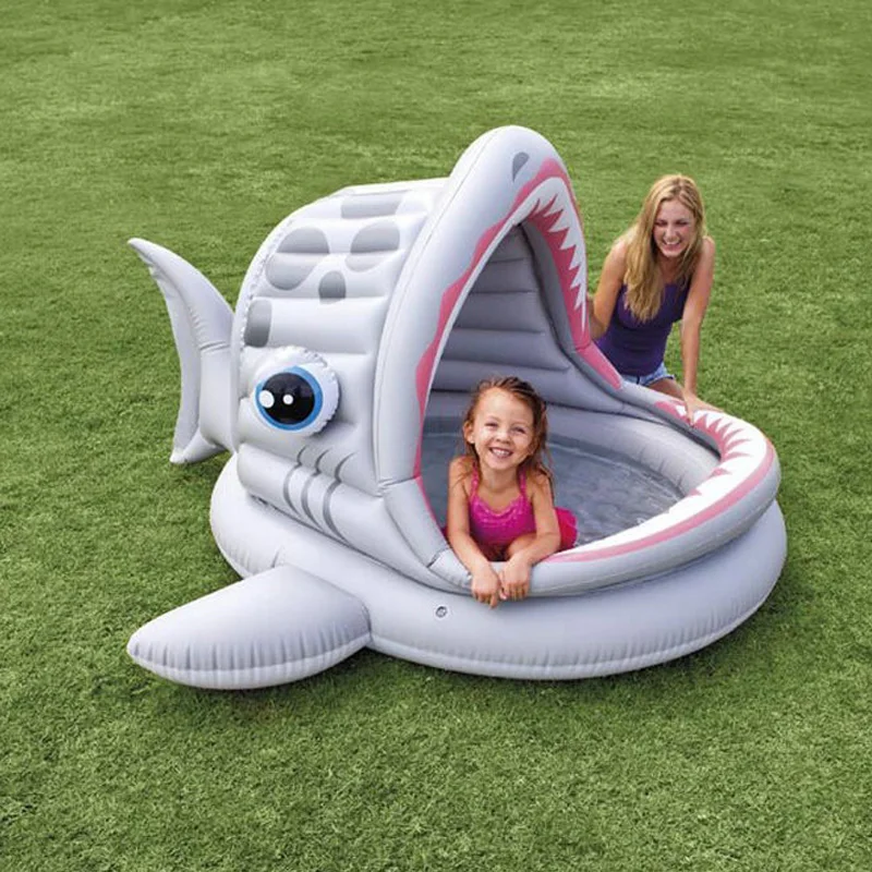 EMS large swimming pool inflatable children baby child pools sunshade