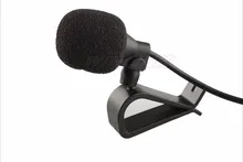 Высокое Качество! черный Hands Free Клип на 3.5 мм Mini Студия Речи Микрофон Для Ownice C300/C500