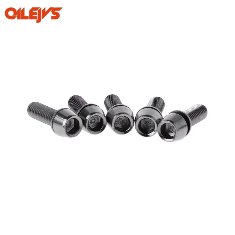 5 шт. MTB винтовые ролики винт велосипедный M5x20mm / M6x20mm с прокладкой вынос руля