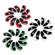 Гольф-клуб Железный наконечник набор 10 шт. неопреновые головные уборы единый для всех размер Утюги аксессуары для гольфа вентиляторы принадлежности