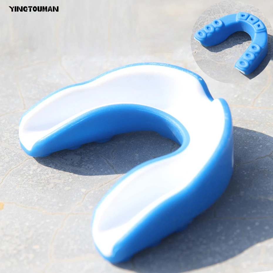 YINGTOUMAN 10pcs/lot Boxing Mouth Guard Silicone Mouthguard Gum Shield