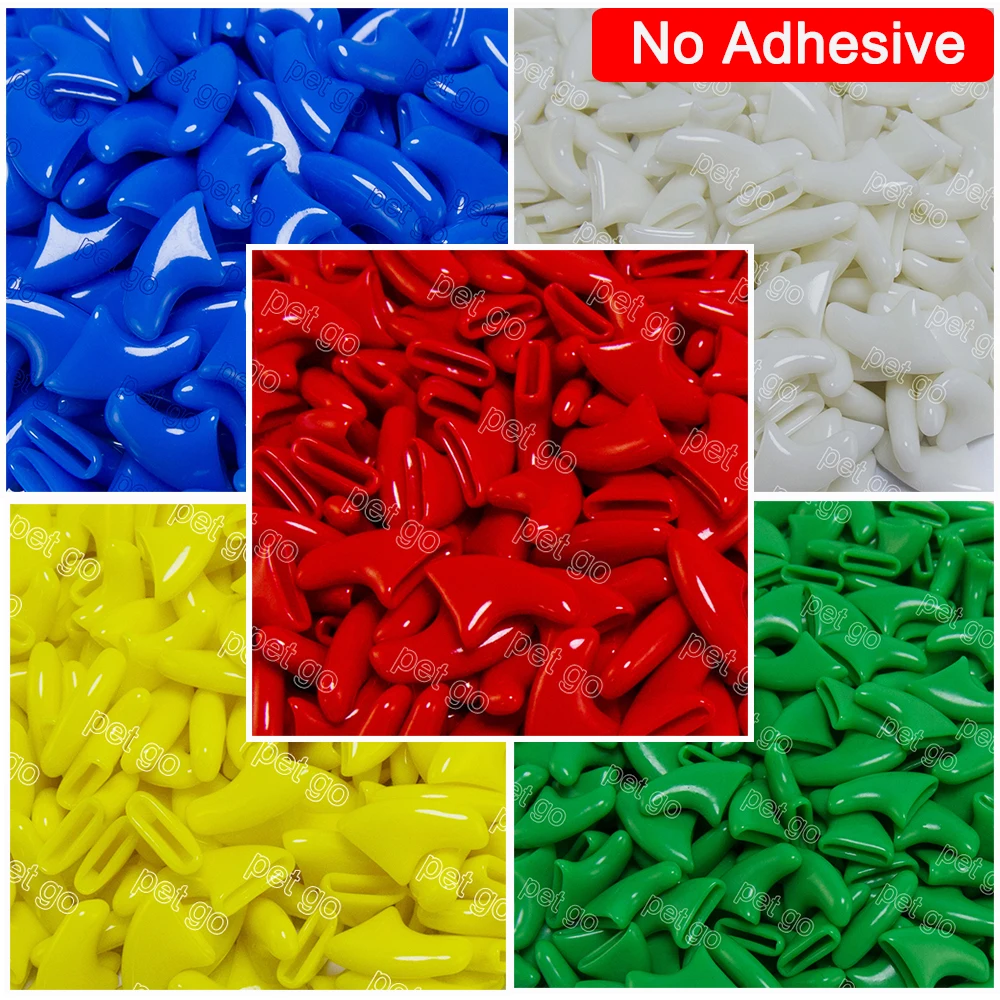 100pcs/lot Soft Silicone Cat nail Caps Control Pet Paw Claw Nail Protecter Grooming Size XS S M L 3