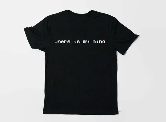 

Sugarbaby Where is my mind The Pixies T-shirt 90s Grunge Clothes T-Shirt Fight Club Short Sleeve Fashion T shirt Tumblr Tops
